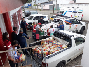 Notícia - Campanha Sul Solidário inicia entrega de alimentos nesta terça-feira