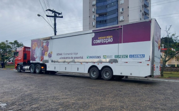 Notícia - Escola Móvel do Senai chega a Morro da Fumaça