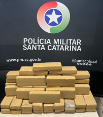 Notícia - Mais de 22 quilos de maconha são apreendidos em Criciúma