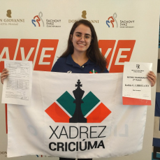 Notícia - Atleta de Xadrez da FME Criciúma é vice-campeã de torneio internacional