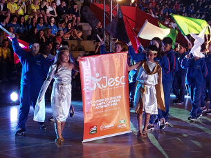 Notícia - Etnias marcam a cerimônia de abertura dos Jesc em Criciúma