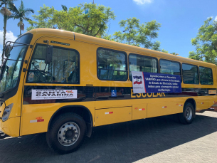 Notícia - Siderópolis recebe ônibus escolar