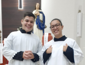 Notícia - Maracajá tem “Missa de Envio” de dois jovens à vida religiosa