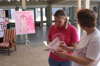 Notícia - Prevenção ao câncer de mama nas ações do Consciente ao Cubo