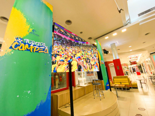 Notícia - Copa do Mundo: Mega telão transmitirá jogos no Criciúma Shopping