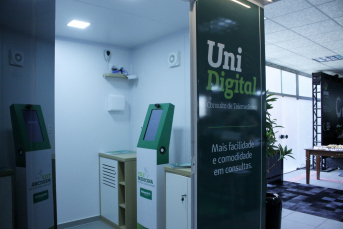 Notícia - Unimed Criciúma inaugura, na Unesc, primeira cabine de telemedicina do Sul catarinense