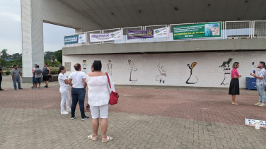 Notícia - Criciúma: Trabalhadores da enfermagem protestam pelo aumento do piso salarial