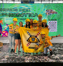 Notícia - Equipe da Escola S de Criciúma classificada para o Campeonato Nacional de Robótica