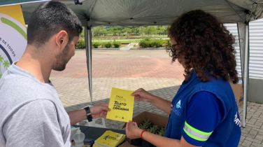 Notícia - Trato por Criciúma realiza ação socioambiental no Parque Altair Guidi