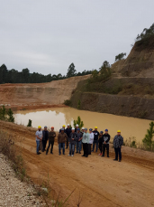 Notícia - Alunos do Técnico em Mineração EaD da Satc visitam minas da região 