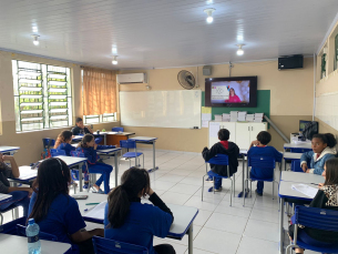 Notícia - Estudantes da rede municipal de Criciúma se preparam para a segunda fase da OBMEP