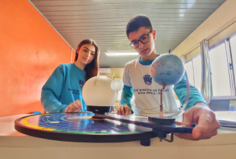 Notícia - Alunos de Nova Veneza são destaques na Olimpíada de Astronomia