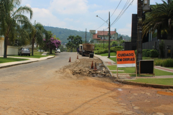 Notícia - Prefeitura de Criciúma revitaliza rua Léo Lombardi