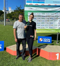 Notícia - Atleta criciumense garante segunda colocação no Estadual Adulto de Atletismo