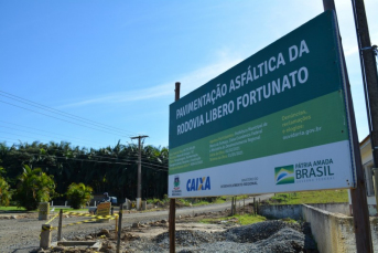 Notícia - Morro da Fumaça: pavimentação da Rodovia Líbero Fortunato deve ser entregue até o fim do ano