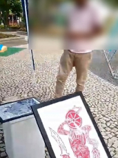 Notícia - ((Vídeo)) Intolerância religiosa é registrada durante exposição de orixás em Criciúma