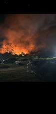 Notícia - Incêndio de grandes proporções atinge zona Sul de Balneário Rincão