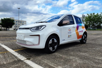 Notícia - Criciúma recebe carros elétricos