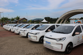 Notícia - Carros elétricos: Prefeitura de Criciúma economiza R$ 140 mil em um mês