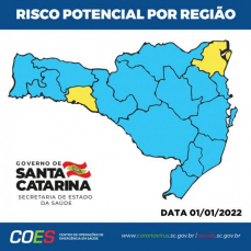 Notícia - Matriz de Risco Potencial aponta 15 regiões no nível moderado e duas no alto