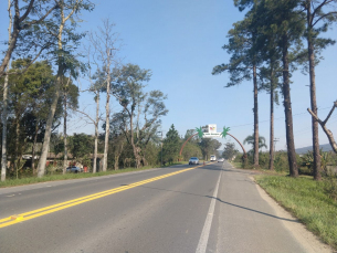 Notícia - SC-108: Máquinas podem estar na pista ainda nesta quinta-feira