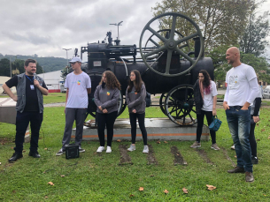 Notícia - Escola S de Criciúma promove Caminhada Cultural