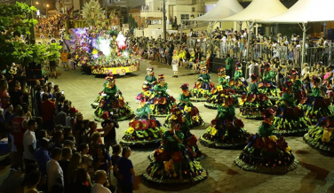 Notícia - Grande público marca presença no tradicional desfile do Carnarroio