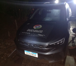 Notícia - PM recupera carro roubado, em Criciúma