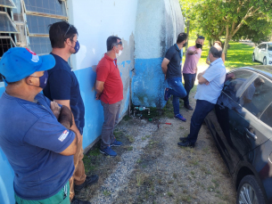 Notícia - Casan monitora abastecimento de água em bairro de Forquilhinha