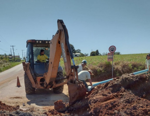 Notícia - Nova adutora reforça abastecimento de água em Içara