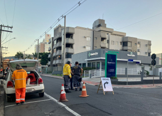 Notícia - Obras na Rua João Cechinel podem ser finalizadas antes do previsto 