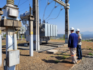 Notícia - Obras e investimentos da Celesc no Sul do estado garantem reforço energético e qualidade de vida