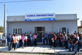 Notícia - UFSC Araranguá inaugura clínica-escola em parceria com município de Arroio do Silva