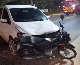 Notícia - Cocal do Sul: motociclista fica ferido após colisão na SC-108