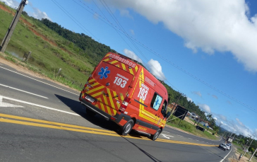 Notícia - Mulher fica ferida após acidente de trânsito em Urussanga