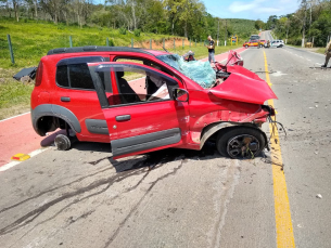 Notícia - Criciúma: Motorista morre em grave acidente de trânsito