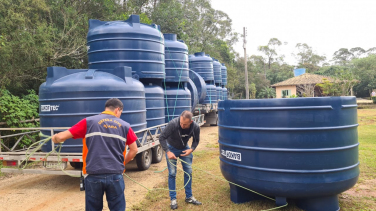 Notícia - Içara recebe itens de ajuda humanitária da Defesa Civil estadual