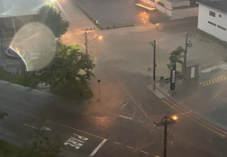 Notícia - Morro da Fumaça registra 70 milímetros de chuva e tem pontos de alagamento