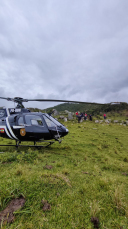 Notícia - Ferido em trilha, homem precisa ser regatado com helicóptero