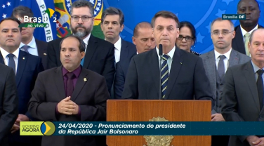 Notícia - Bolsonaro rebate Moro: 