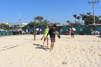 Notícia - Desafio Unesc de Beach Tennis encerra com sucesso total e participação da comunidade