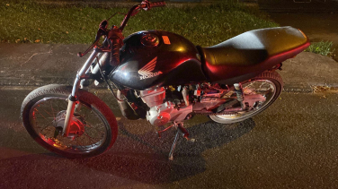 Notícia - Motocicleta com registro de furto é recuperada pela Polícia Militar em Criciúma