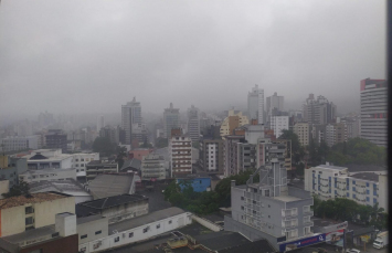 Notícia - Previsão indica chuva fraca nesta quinta-feira em Criciúma e região