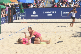 Notícia - Beach Tennis: Nicole Nobile e Flaminia Daina são campeãs no Rincão