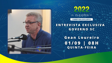 Notícia - Adelor Lessa e Upiara Boschi entrevistam Gean Loureiro nesta quinta-feira