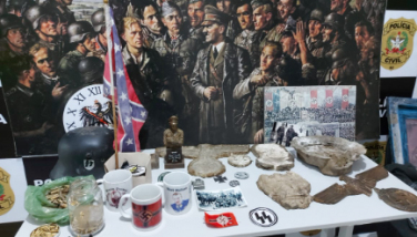 Notícia - Fábrica e depósito de artefatos nazistas são identificados