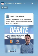 Notícia - Divulgação de debate em rede social de prefeitura rende polêmica