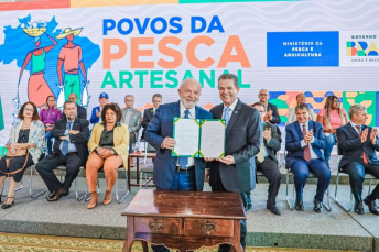 Notícia - Governo Federal anuncia investimentos para os pescadores artesanais; Sul será contemplado 