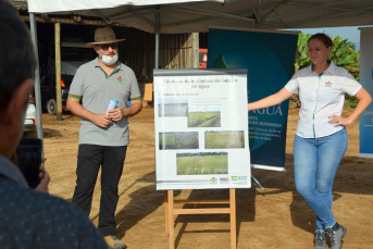 Notícia - Segurança Hídrica: capacitação pede aos agricultores para “guardar água”