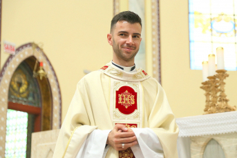 Notícia - Diácono Rafael é ordenado novo padre da Diocese de Criciúma